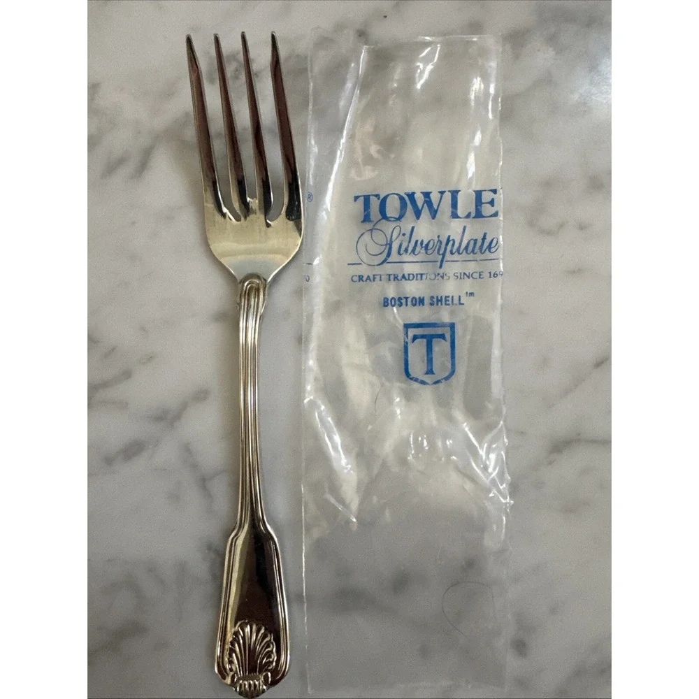 Towle BOSTON SHELL Silverplate Salad Fork